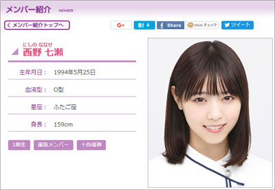 西野七瀬