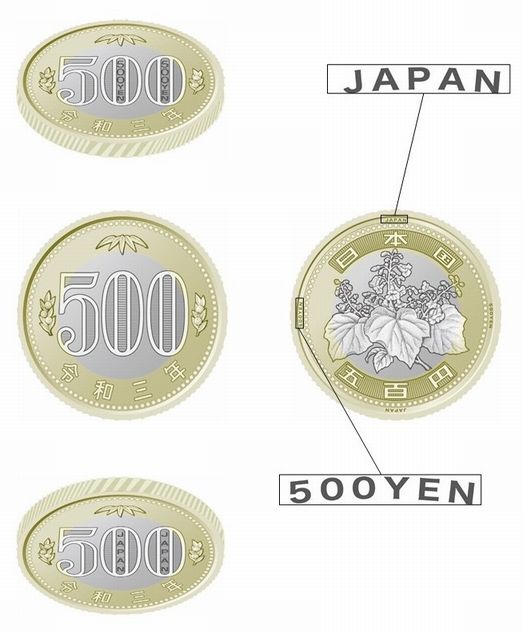 新５００円硬貨